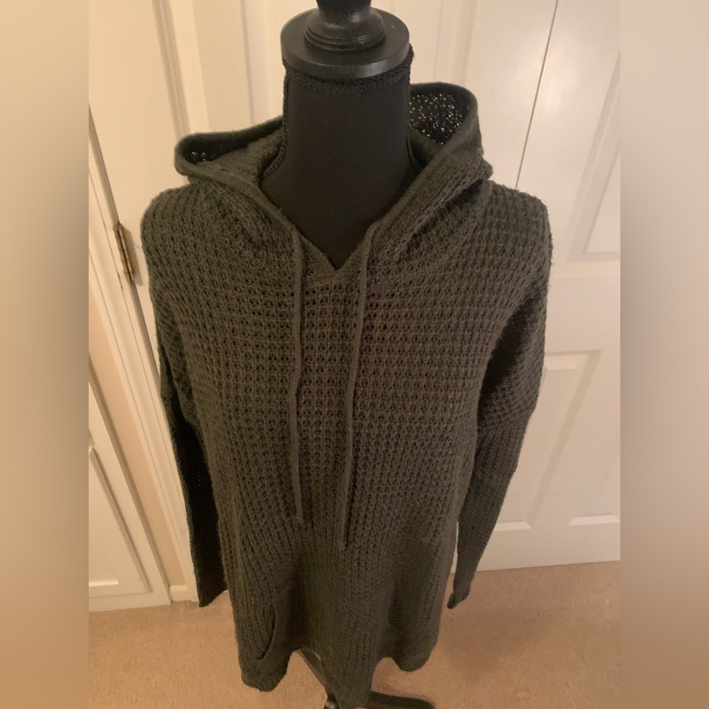 Rue 21 Army Green Hooded Sweater